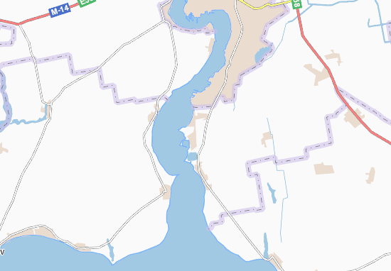 Karte Stadtplan Halytsynove