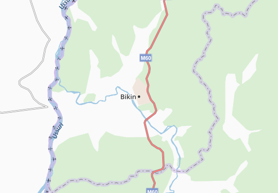Karte Stadtplan Bikin