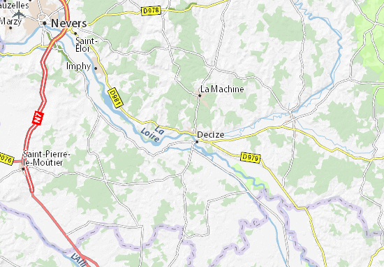 Karte Stadtplan Saint-Léger-des-Vignes