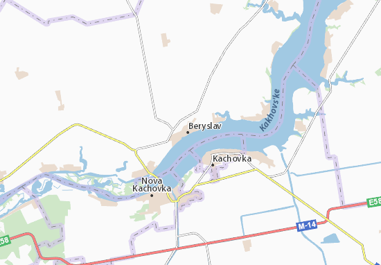 Beryslav Map