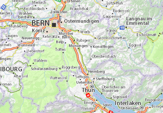 Oberwichtrach Map