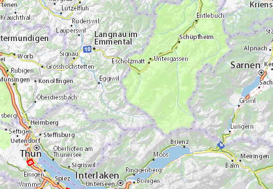 Kaart Plattegrond Marbach