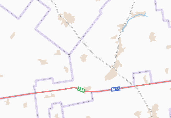Karte Stadtplan Verkhni Torhai