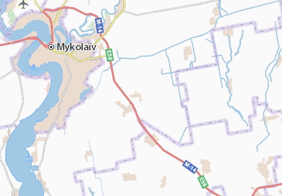 Mapa Kotlyareve