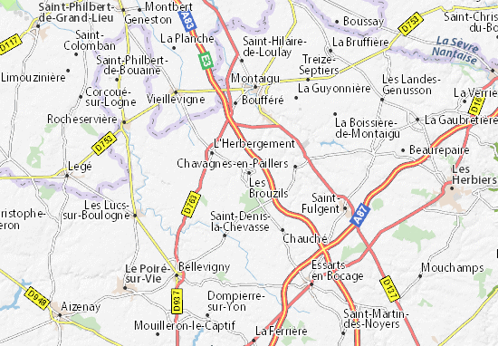 Mapa Plano Les Brouzils
