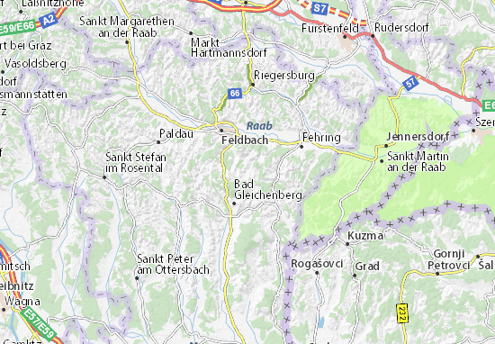 Kaart Plattegrond Gossendorf