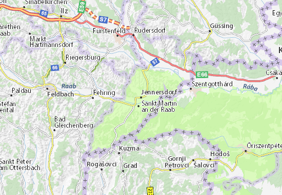 Jennersdorf Map