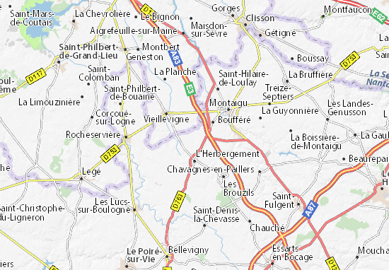 Karte Stadtplan La Pinière
