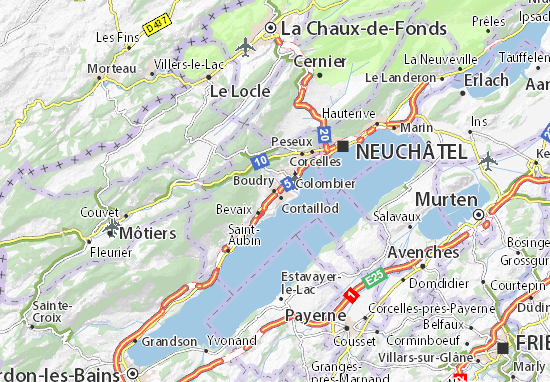 Boudry Map
