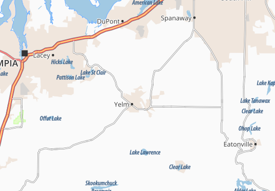 Karte Stadtplan North Yelm