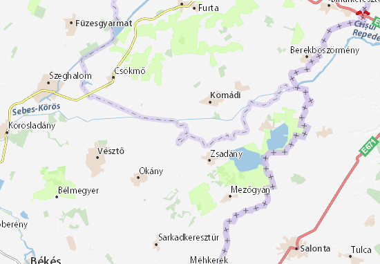 Karte Stadtplan Dobaipuszta