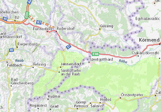 Karte Stadtplan Wallendorf