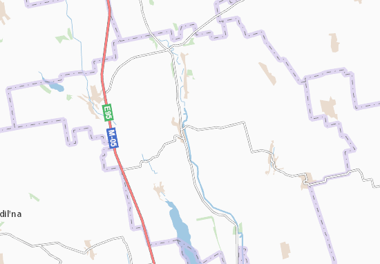 Karte Stadtplan Buzynove