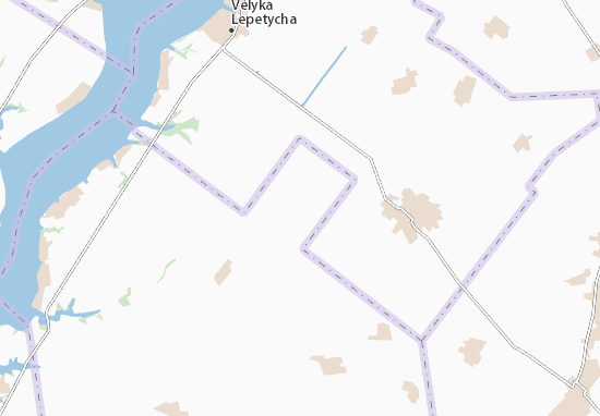 Karte Stadtplan Chervonoblahodatne