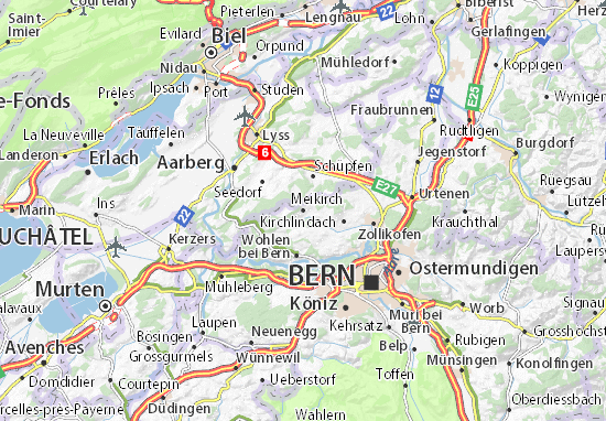 Meikirch Map