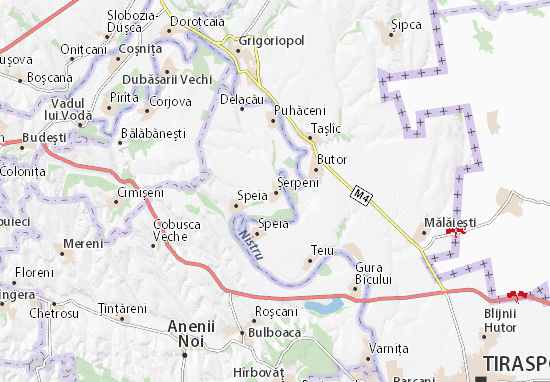 Karte Stadtplan Şerpeni
