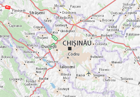 Karte Stadtplan Chişinău
