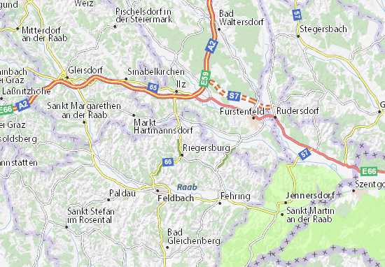 Breitenfeld an der Rittschein Map