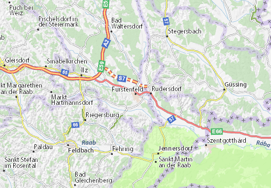 Mapa Fürstenfeld