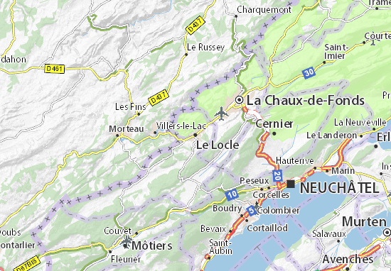 Le Locle Map