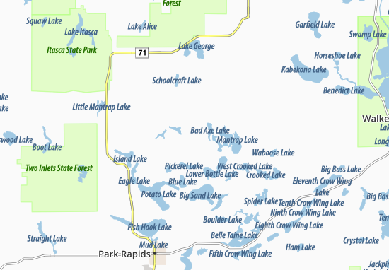 Kaart Plattegrond Emmaville