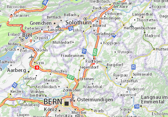 Fraubrunnen Map