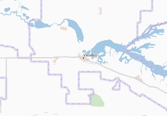 Karte Stadtplan Veselyy