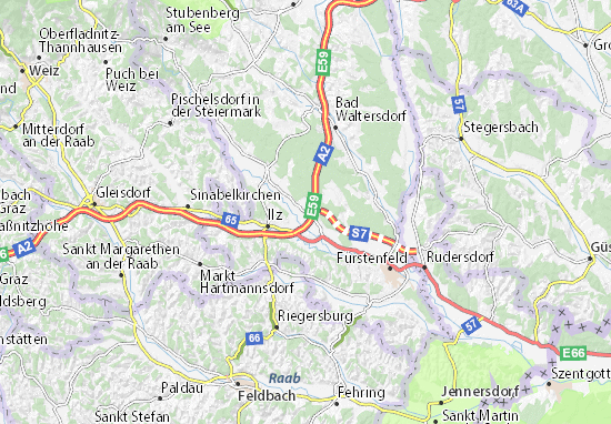 Riegersdorf Map