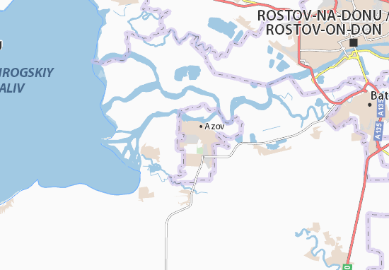 Karte Stadtplan Azov