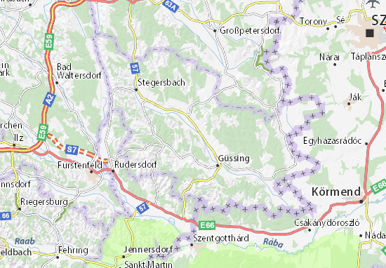 Karte Stadtplan Tudersdorf