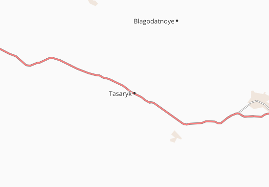 Kaart Plattegrond Tasaryk