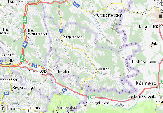 Karte Stadtplan Gamischdorf