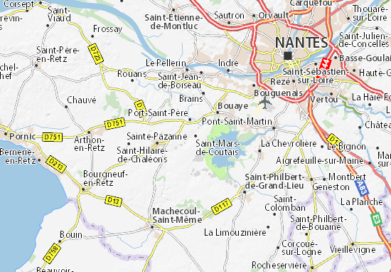 Mapa Saint-Mars-de-Coutais