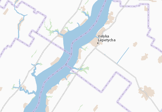 Karte Stadtplan Knyaze-Hryhorivka