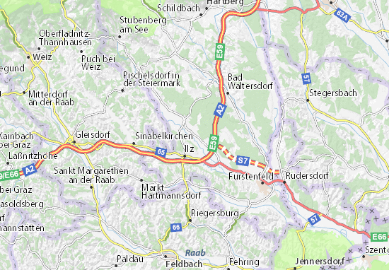 Karte Stadtplan Hainersdorf