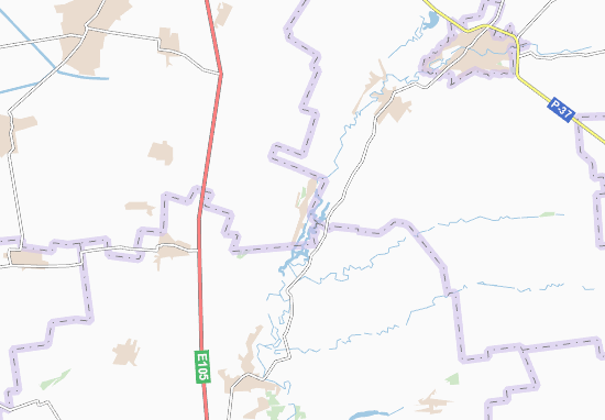 Kaart Plattegrond Starobohdanivka