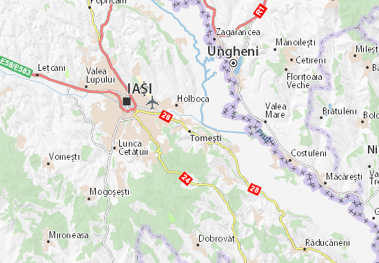 Tomeşti Map