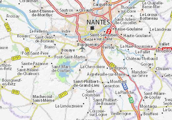 Mapa Plano Pont-Saint-Martin