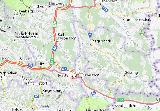 Karte Stadtplan Rohrbrunn