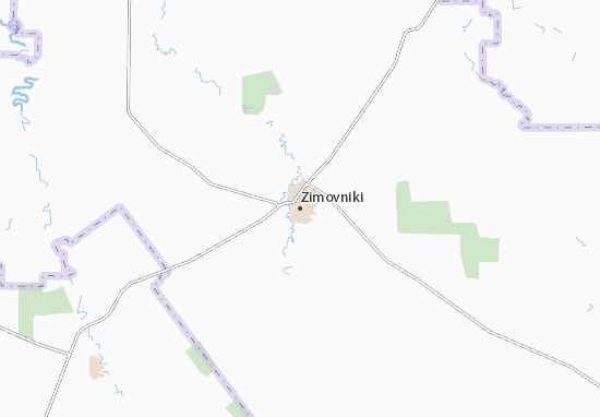 Karte Stadtplan Zimovniki