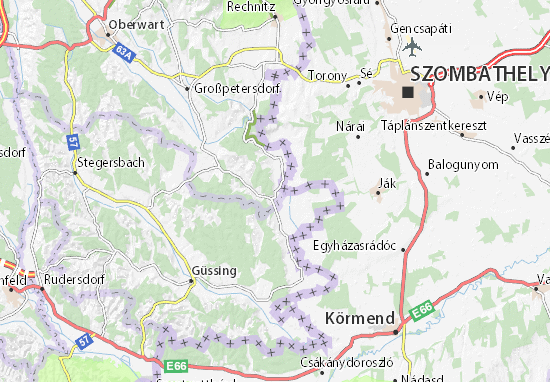 Karte Stadtplan Höll