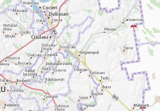 Kaart Plattegrond Grigoriopol