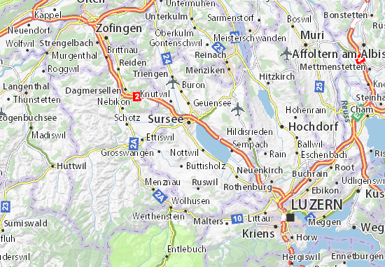 Kaart Plattegrond Oberkirch