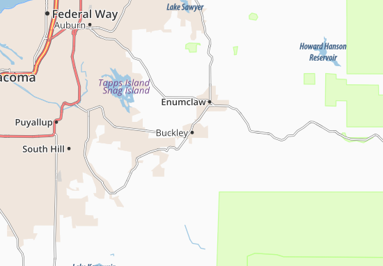 Mapa Buckley