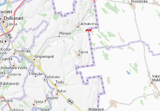 Karte Stadtplan Şipca