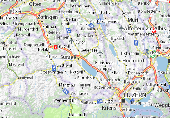 Schenkon Map