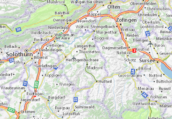 Kaart Plattegrond Gutenburg