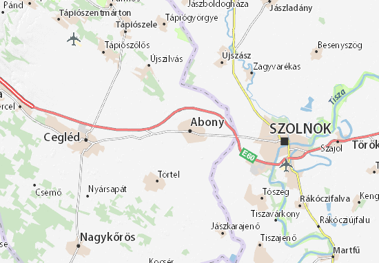 Abony Map