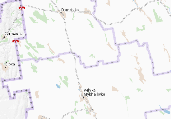 Mapa Voinycheve