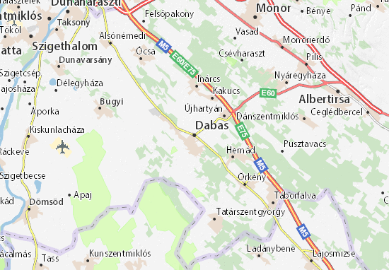 Dabas Map